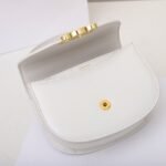 Celine Mini Besace Triomphe Bag 15.5cm Shiny Calfskin Top Handle Saddle Bag Premium Grade Crossbody 25