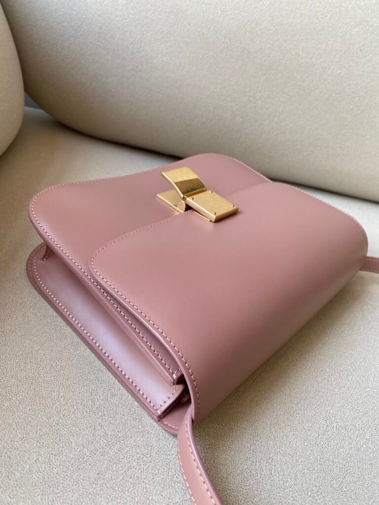 Celine Classic Box Bag 24cm Medium Liége Calfskin Crossbody Handbag 6 Colors – Image 9 Celine Classic Box Bag 24cm Medium Liége Calfskin Crossbody Handbag 6 Colors – Image 9