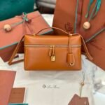 Loro Piana Extra Bag 27 Premium Calfskin Handbag with Steel Hardware Timeless Quiet Luxury Top-Handle Bag 4 Colors Loro Piana Extra Bag 27 Premium Calfskin Handbag with Steel Hardware Timeless Quiet Luxury Top-Handle Bag 4 Colors