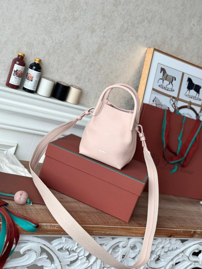 Loro Piana Bale Mini Bucket Bag 9 Colors Premium Calfskin Crossbody Handbag – Image 8 Loro Piana Bale Mini Bucket Bag 9 Colors Premium Calfskin Crossbody Handbag – Image 8