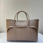 Loro Piana Ghiera Shopper Large Leather Tote Bag 40cm Grained Leather Handbag with Cashmere Lining and Detachable Pouch for Work and Travel Loro Piana Ghiera Shopper Large Leather Tote Bag 40cm Grained Leather Handbag with Cashmere Lining and Detachable Pouch for Work and Travel