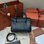 Loro Piana Loom L25 Handbag Grained Leather Designer Top Handle Bag with Crossbody Strap Loro Piana Loom L25 Handbag Grained Leather Designer Top Handle Bag with Crossbody Strap