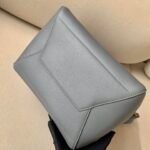 CELINE Sangle Bucket Bag 23x33cm Soft Grained Calfskin Leather Large Shoulder Tote with Removable Wool Strap for Work and Travel 3