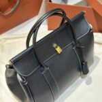 Loro Piana Loom L32 Grained Calfskin Handbag 33cm Designer Tote Bag with Padlock & Pouch Loro Piana Loom L32 Grained Calfskin Handbag 33cm Designer Tote Bag with Padlock & Pouch