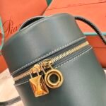 Loro Piana Extracase Bucket Bag 12x12x16cm Luxury Calfskin Handbag Designer Leather Vanity Case for Women Loro Piana Extracase Bucket Bag 12x12x16cm Luxury Calfskin Handbag Designer Leather Vanity Case for Women