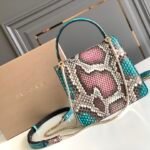 BVLGARI Serpenti Forever Luxury Python Leather Handbag 18cm Exclusive Multi-Color Exotic Shoulder Bag with Iconic Jewel Snakehead Closure BVLGARI Serpenti Forever Luxury Python Leather Handbag 18cm Exclusive Multi-Color Exotic Shoulder Bag with Iconic Jewel Snakehead Closure