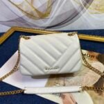 BVLGARI Serpenti Forever Chevron Quilted Calfskin Shoulder Bag 22.5cm Women’s Crossbody Handbag with Iconic Snakehead Closure BVLGARI Serpenti Forever Chevron Quilted Calfskin Shoulder Bag 22.5cm Women’s Crossbody Handbag with Iconic Snakehead Closure
