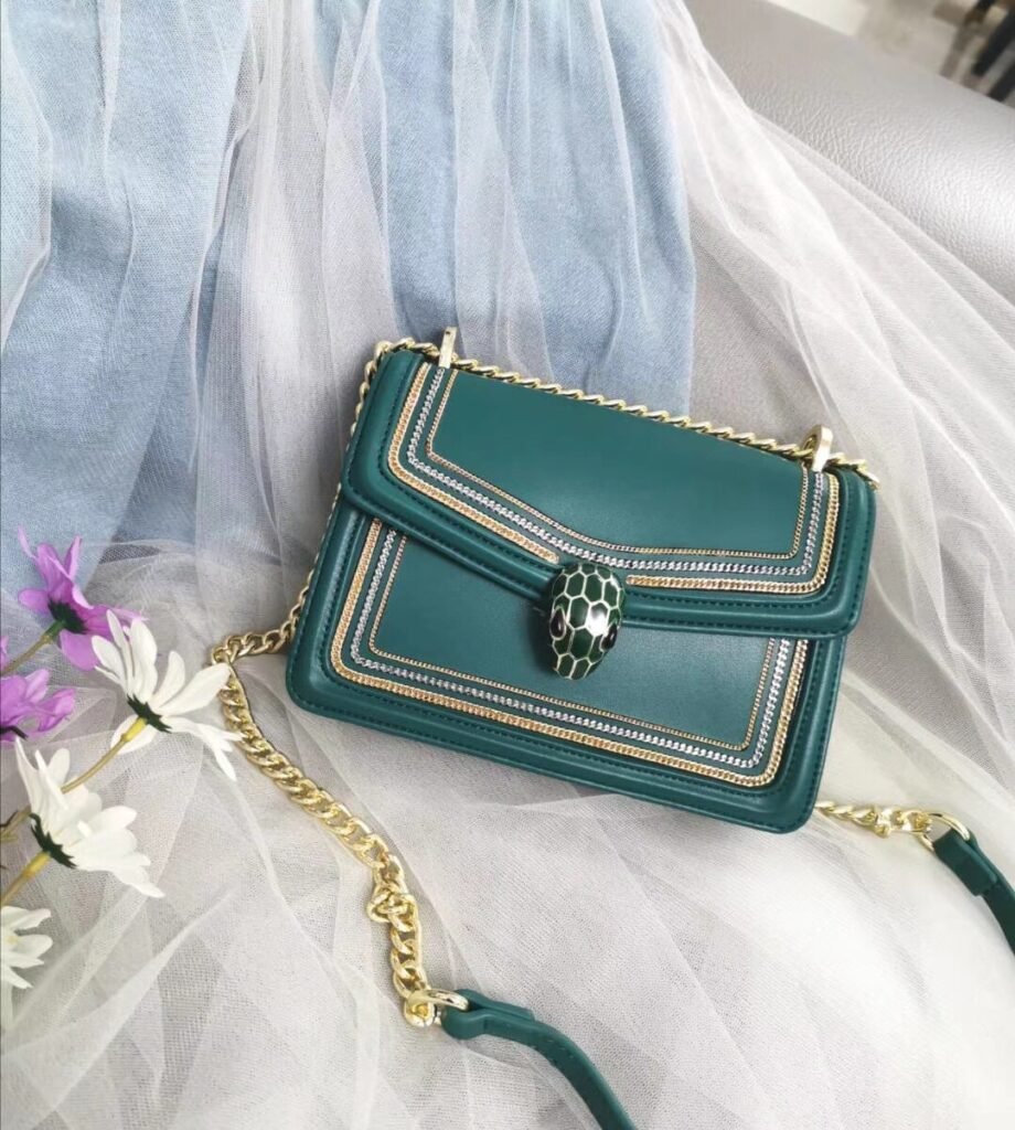 BVLGARI Serpenti in Love Crossbody Bag 20cm Calfskin Leather Small Shoulder Bag 8 Colors – Image 3 BVLGARI Serpenti in Love Crossbody Bag 20cm Calfskin Leather Small Shoulder Bag 8 Colors – Image 3