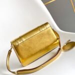 BVLGARI Serpenti Forever East-West Small Shoulder Bag 22cm Patent & Metallic Calf Leather Crossbody Handbag with Snakehead Closure BVLGARI Serpenti Forever East-West Small Shoulder Bag 22cm Patent & Metallic Calf Leather Crossbody Handbag with Snakehead Closure