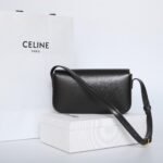 Celine Triomphe Bag Shiny Calfskin Leather Shoulder Bag 5 Colors Smooth Lambskin Crossbody for Women 3