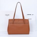 CELINE Soft 16 Bag Grained Calfskin Leather Shoulder Tote Luxury Office & Travel Handbag 32cm/38cm 30