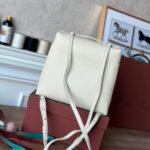 Loro Piana Extra Pocket L23.5 Grain Leather Backpack 22x23cm Quiet Luxury Minimalist Designer Handbag for Women