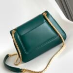 BVLGARI Serpenti Reverse Small Shoulder Bag 22.5cm Quilted Metropolitan Calf Leather Crossbody Chain Bag with Magnetic Snakehead Closure BVLGARI Serpenti Reverse Small Shoulder Bag 22.5cm Quilted Metropolitan Calf Leather Crossbody Chain Bag with Magnetic Snakehead Closure
