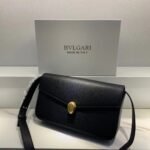 Bvlgari x Alexander Wang Collaboration Serpenti in Love Collection Mini Leather Shoulder Bag 26cm Calfskin Crossbody Bag with Iconic Snakehead Closure 4 Colors Bvlgari x Alexander Wang Collaboration Serpenti in Love Collection Mini Leather Shoulder Bag 26cm Calfskin Crossbody Bag with Iconic Snakehead Closure 4 Colors