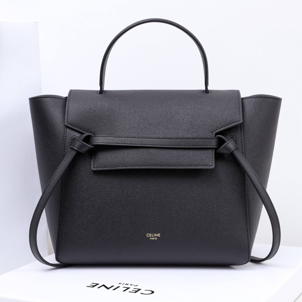 Celine Belt Bag Nano Micro Sizes Calfskin Leather Handbag Luxury Crossbody Bag 3 Colors 20cm 24cm – Image 3