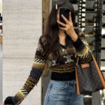 CELINE Cubo Medium Bucket Bag 23cm Triomphe Canvas & Calfskin Handbag with Crossbody Strap & Large Capacity CELINE Cubo Medium Bucket Bag 23cm Triomphe Canvas & Calfskin Handbag with Crossbody Strap & Large Capacity