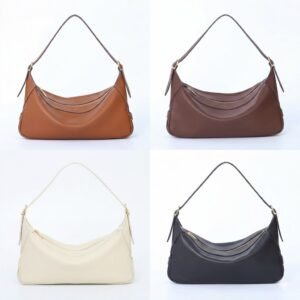 Celine Romy Medium Hobo Bag 34cm Supple Calfskin Top-Tier Italian Leather Luxury Underarm Bag 37