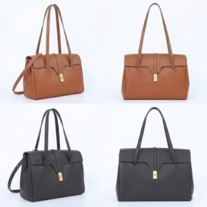 CELINE Soft 16 Bag Grained Calfskin Leather Shoulder Tote Luxury Office & Travel Handbag 32cm/38cm 37