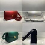 Bvlgari x Alexander Wang Collaboration Serpenti in Love Collection Mini Leather Shoulder Bag 26cm Calfskin Crossbody Bag with Iconic Snakehead Closure 4 Colors Bvlgari x Alexander Wang Collaboration Serpenti in Love Collection Mini Leather Shoulder Bag 26cm Calfskin Crossbody Bag with Iconic Snakehead Closure 4 Colors