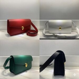 Bvlgari x Alexander Wang Collaboration Serpenti in Love Collection Mini Leather Shoulder Bag 26cm Calfskin Crossbody Bag with Iconic Snakehead Closure 4 Colors Bvlgari x Alexander Wang Collaboration Serpenti in Love Collection Mini Leather Shoulder Bag 26cm Calfskin Crossbody Bag with Iconic Snakehead Closure 4 Colors