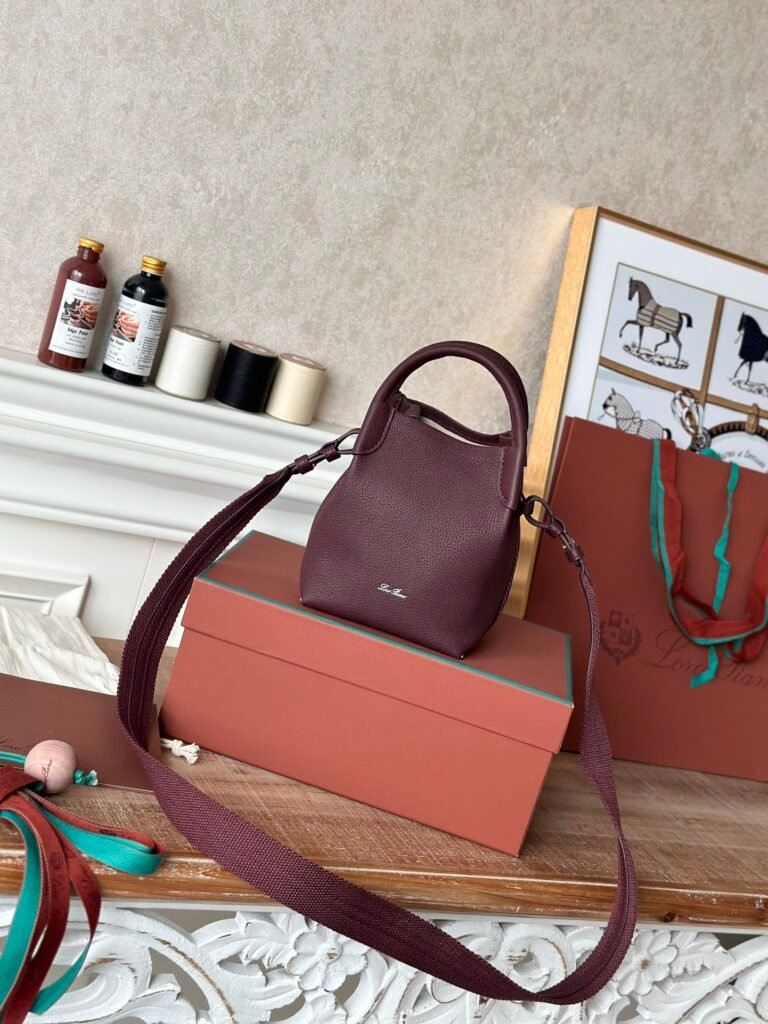 Loro Piana Bale Mini Bucket Bag 9 Colors Premium Calfskin Crossbody Handbag – Image 9 Loro Piana Bale Mini Bucket Bag 9 Colors Premium Calfskin Crossbody Handbag – Image 9