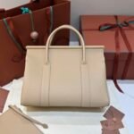 Loro Piana Loom L32 Handbag 33cm Tender Calfskin Luxury Designer Tote Bag with Gold Padlock & Removable Pouch