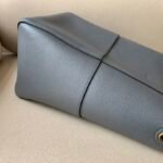 CELINE Sangle Bucket Bag 23x33cm Soft Grained Calfskin Leather Large Shoulder Tote with Removable Wool Strap for Work and Travel 4
