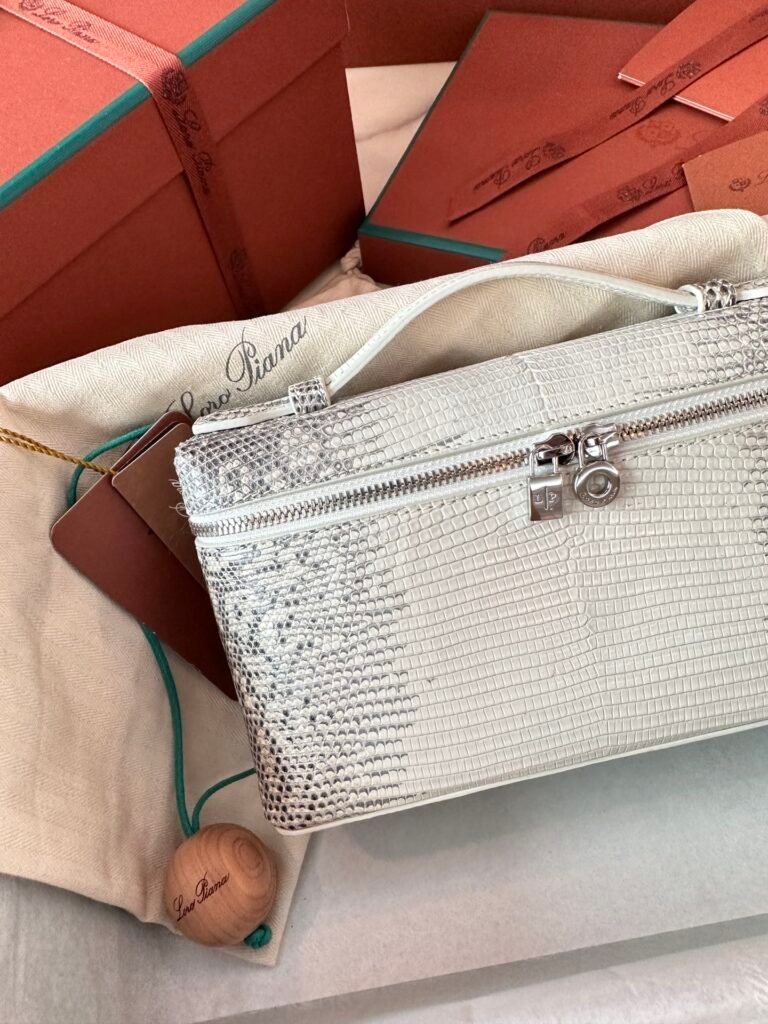 Loro Piana Extra Pocket L19 Himalayan Lizard Skin Bag Exclusive High-End Customization – Image 4