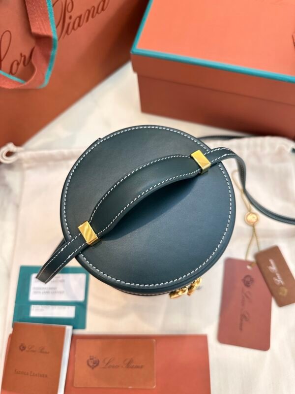 4 Loro Piana Extracase Bucket Bag 12x12x16cm Luxury Calfskin Handbag Designer Leather Vanity Case for Women