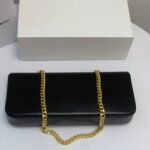 Celine Triomphe 30cm Horizontal Bag Top-Tier Leather Chain Bag for Women Retro Aesthetic Underarm Bag 4
