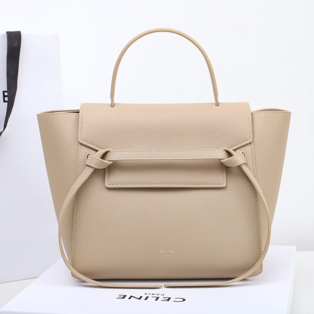 Celine Belt Bag Nano Micro Sizes Calfskin Leather Handbag Luxury Crossbody Bag 3 Colors 20cm 24cm – Image 6