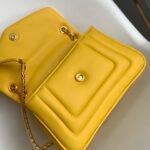 BVLGARI Serpenti Reverse Small Shoulder Bag 22.5cm Quilted Metropolitan Calf Leather Crossbody Chain Bag with Magnetic Snakehead Closure BVLGARI Serpenti Reverse Small Shoulder Bag 22.5cm Quilted Metropolitan Calf Leather Crossbody Chain Bag with Magnetic Snakehead Closure