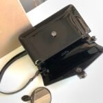 BVLGARI Serpenti Forever East-West Small Shoulder Bag 22cm Patent & Metallic Calf Leather Crossbody Handbag with Snakehead Closure BVLGARI Serpenti Forever East-West Small Shoulder Bag 22cm Patent & Metallic Calf Leather Crossbody Handbag with Snakehead Closure