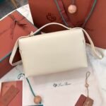 Loro Piana L27 Extra Bag 27 Minimalist Quiet Luxury Leather Tote Bag Structured Calfskin Crossbody Bag with Signature Padlock Loro Piana L27 Extra Bag 27 Minimalist Quiet Luxury Leather Tote Bag Structured Calfskin Crossbody Bag with Signature Padlock