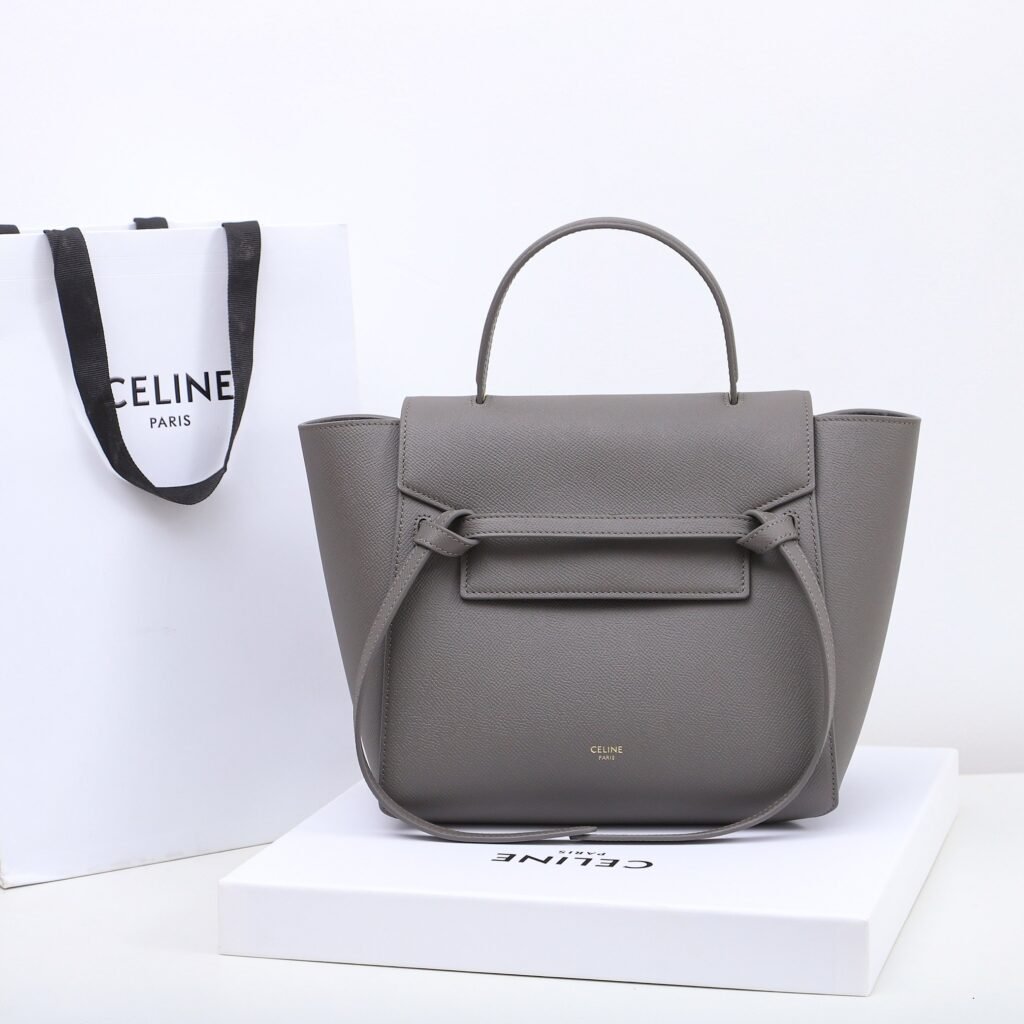 Celine Belt Bag Nano Micro Sizes Calfskin Leather Handbag Luxury Crossbody Bag 3 Colors 20cm 24cm – Image 7