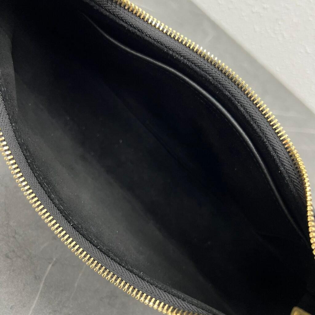 CELINE Ava Strap Bag 25cm Smooth Calfskin Crescent Hobo Shoulder Bag &ndash; Image 5