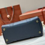 Loro Piana Loom L32 Handbag 33cm Tender Calfskin Luxury Designer Tote Bag with Gold Padlock & Removable Pouch