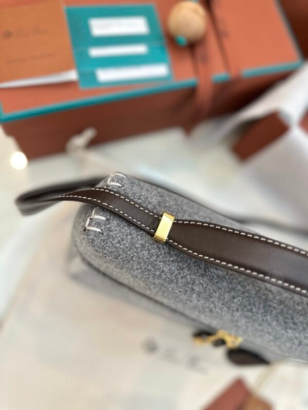 5 Exclusive Loro Piana L27 Vanity Case Cashmere & Imported Calfskin Structured Handbag Superior Craftsmanship Upgraded Edition