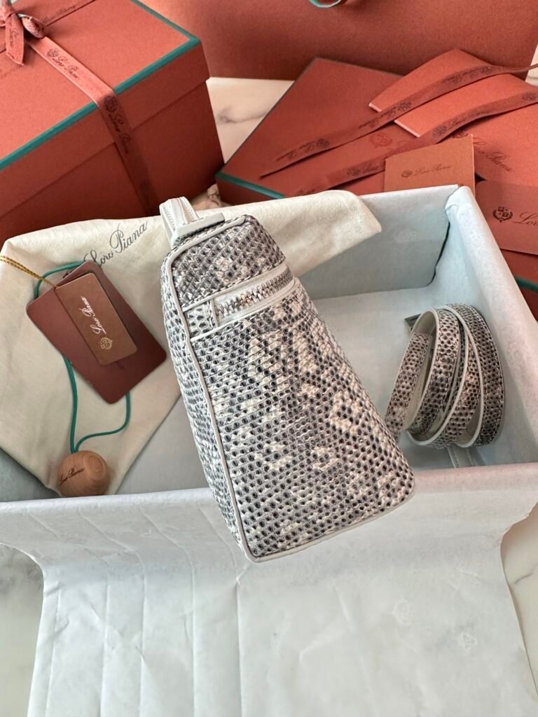 Loro Piana Extra Pocket L19 Himalayan Lizard Skin Bag Exclusive High-End Customization – Image 5