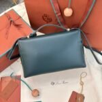 Loro Piana L27 Extra Bag 27 Minimalist Quiet Luxury Leather Tote Bag Structured Calfskin Crossbody Bag with Signature Padlock Loro Piana L27 Extra Bag 27 Minimalist Quiet Luxury Leather Tote Bag Structured Calfskin Crossbody Bag with Signature Padlock