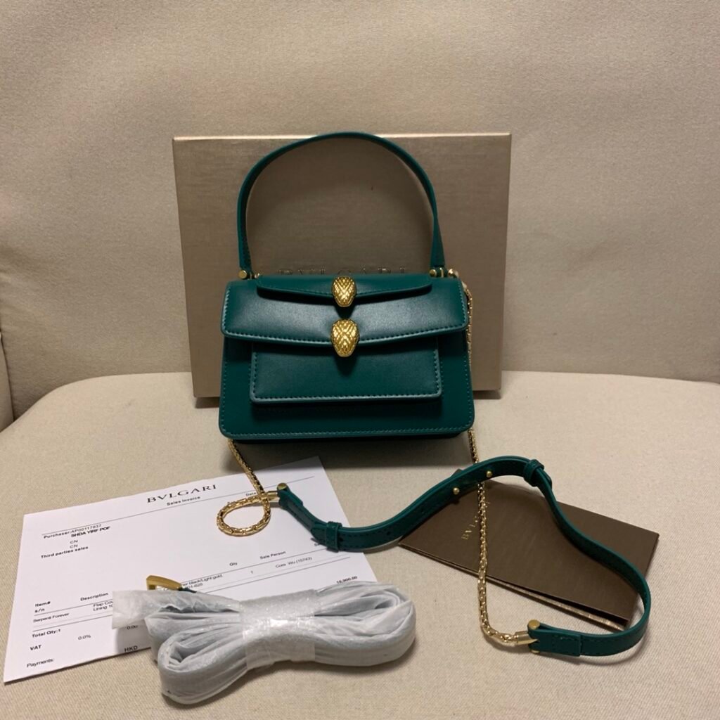 BVLGARI x Alexander Wang Serpenti Forever Belt Bag 7 Colors Luxury Leather Top Handle Crossbody Bag 18.5cm – Image 8 BVLGARI x Alexander Wang Serpenti Forever Belt Bag 7 Colors Luxury Leather Top Handle Crossbody Bag 18.5cm – Image 8