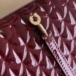 BVLGARI Serpentine Duo Tote Bag 21.5cm Designer Quilted Patent Leather Evening Bag with Snake Handles BVLGARI Serpentine Duo Tote Bag 21.5cm Designer Quilted Patent Leather Evening Bag with Snake Handles