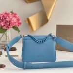 BVLGARI Serpenti Forever Lambskin Crossbody Bag 20cm Luxury Iconic Snakehead Shoulder Bag with Detachable Wide Strap