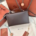 Loro Piana L27 Extra Bag 27 Minimalist Quiet Luxury Leather Tote Bag Structured Calfskin Crossbody Bag with Signature Padlock Loro Piana L27 Extra Bag 27 Minimalist Quiet Luxury Leather Tote Bag Structured Calfskin Crossbody Bag with Signature Padlock