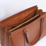 CELINE Large Business Tote Bag 39.5cm Tan Italian Leather Women’s Briefcase for 14-inch Laptop and Office Essentials 7