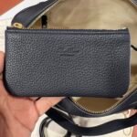 Loro Piana Needle Bag 39cm Tender Calfskin Large Leather Satchel with Detachable Crossbody Strap High-End Designer Handbag