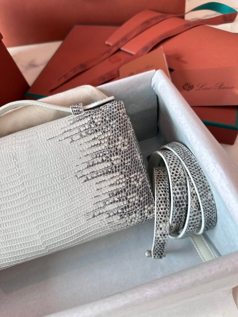 Loro Piana Extra Pocket L19 Himalayan Lizard Skin Bag Exclusive High-End Customization – Image 7