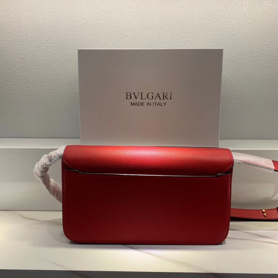 Bvlgari x Alexander Wang Collaboration Serpenti in Love Collection Mini Leather Shoulder Bag 26cm Calfskin Crossbody Bag with Iconic Snakehead Closure 4 Colors Bvlgari x Alexander Wang Collaboration Serpenti in Love Collection Mini Leather Shoulder Bag 26cm Calfskin Crossbody Bag with Iconic Snakehead Closure 4 Colors