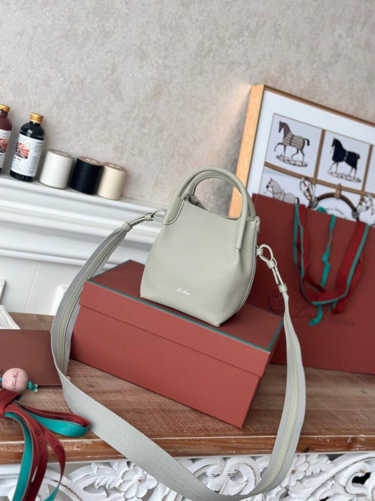 Loro Piana Bale Mini Bucket Bag 9 Colors Premium Calfskin Crossbody Handbag – Image 12 Loro Piana Bale Mini Bucket Bag 9 Colors Premium Calfskin Crossbody Handbag – Image 12