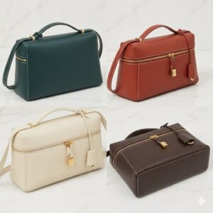 Loro Piana L27 Extra Bag 27 Minimalist Quiet Luxury Leather Tote Bag Structured Calfskin Crossbody Bag with Signature Padlock Loro Piana L27 Extra Bag 27 Minimalist Quiet Luxury Leather Tote Bag Structured Calfskin Crossbody Bag with Signature Padlock